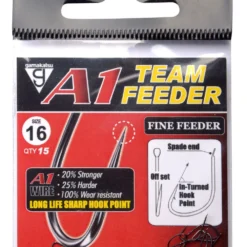 Gamakatsu A1 Team Feeder Fine Feeder Hooks (15pcs) Size 12