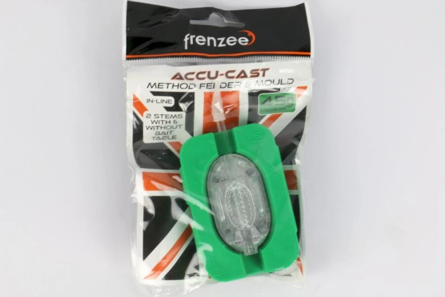 Frenzee Accu-Cast Method Feeder Inline + Mould Medium 45gr 1 Frenzee Accu-Cast Method Feeder Inline + Mould Medium 45gr